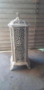 Antieke gietijzeren houtkachel - Brievenbusmodel, Ophalen, Gebruikt, Houtkachel, Vrijstaand