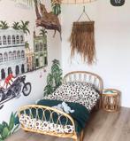 Boheme rotan bed van Archive Store 90x200, Ophalen, Eenpersoons, Hout, 90 cm