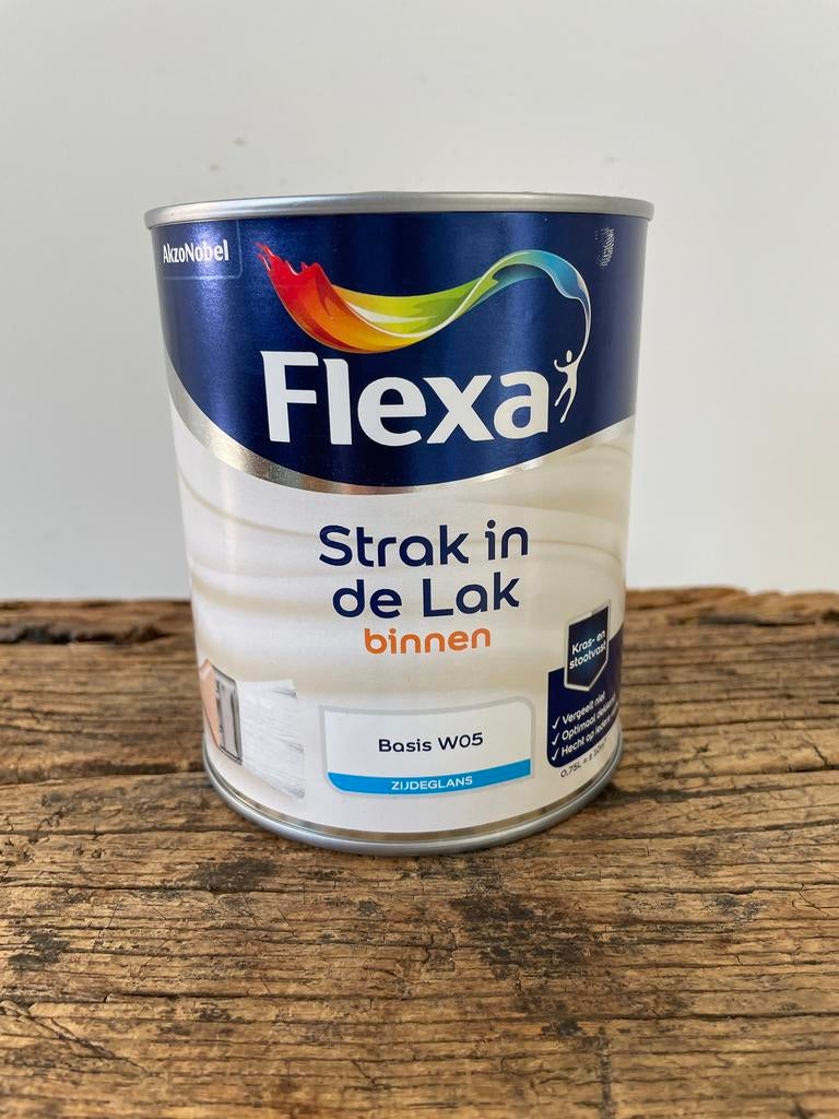 Flexa zijdeglans Celestial Blue, Gebruikt, Blauw, Ophalen of Verzenden, Lak