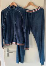 Fluwelen huispak/trainingspak L blauw, Ophalen of Verzenden, Zo goed als nieuw, Blauw