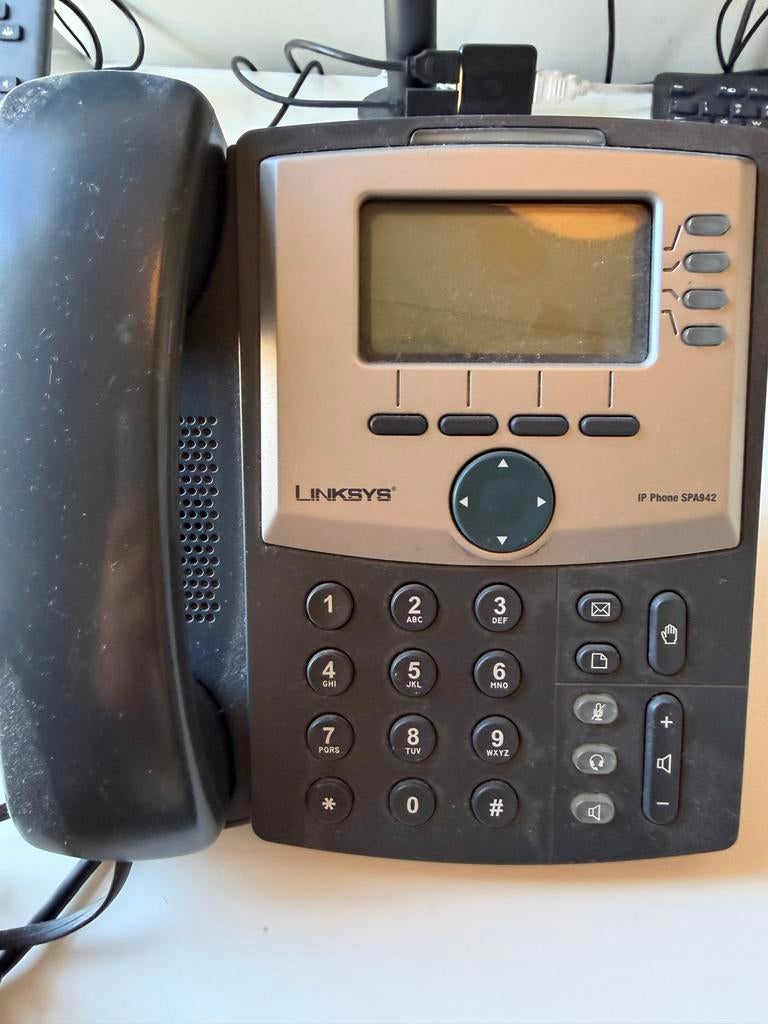 Linksys IP telefoon SPA942 - Zakelijke VoIP telefoon, Ophalen of Verzenden, Gebruikt, 1 handset