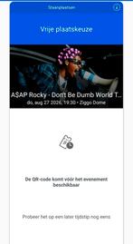 ASAP Rocky 27 augustus '26 ziggo staanplaats, Eén persoon