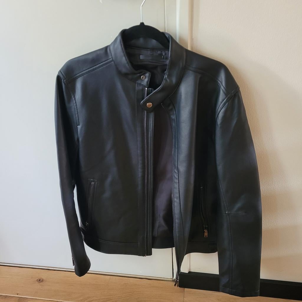 Imitatielederen jas maat Large, Ophalen of Verzenden