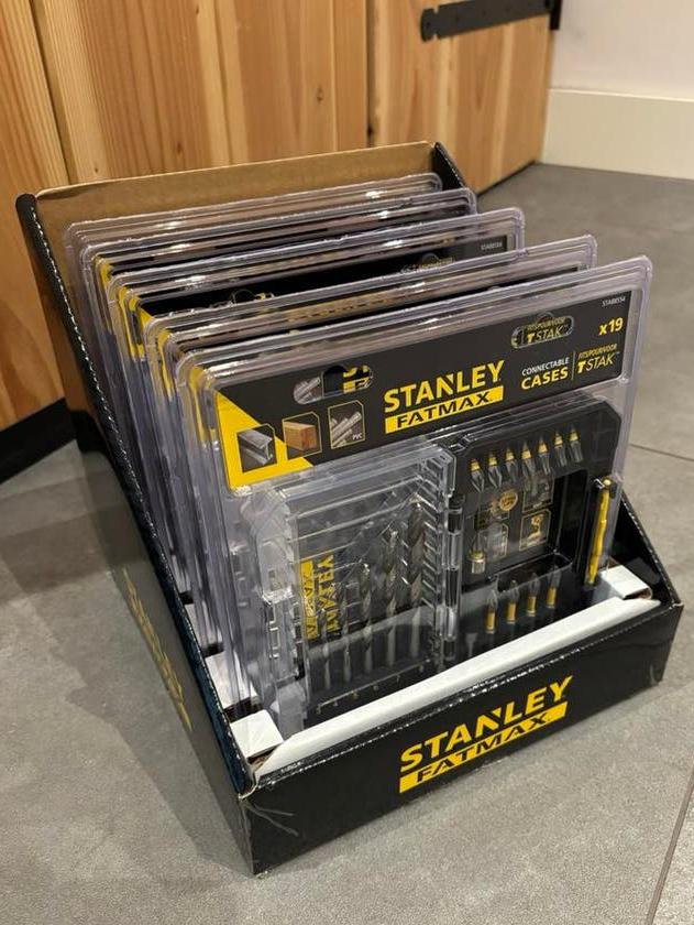 Koningsdag handel 5x Stanley bitset in displaydoos, Ophalen of Verzenden, Nieuw