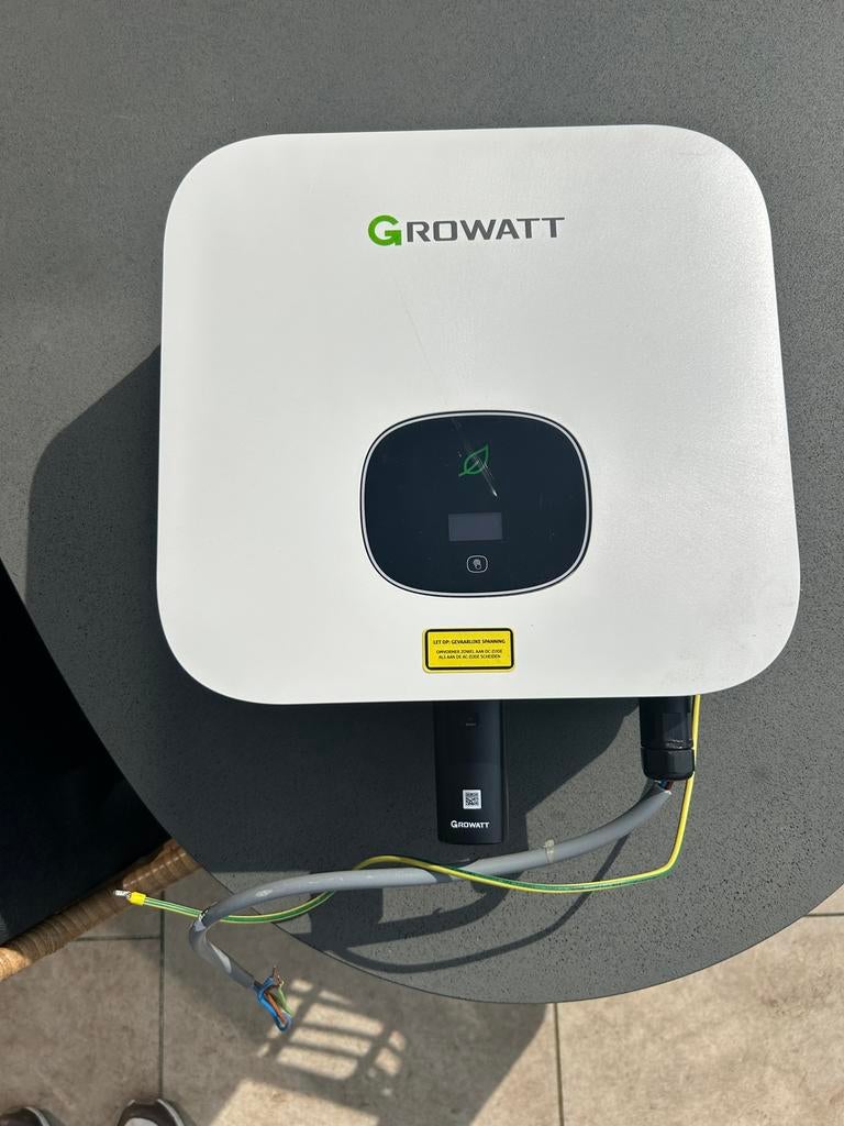 Growatt omvormer, MIN 3600TL-XE/X, Ophalen of Verzenden, Zo goed als nieuw, Overige typen, 200 wattpiek of meer