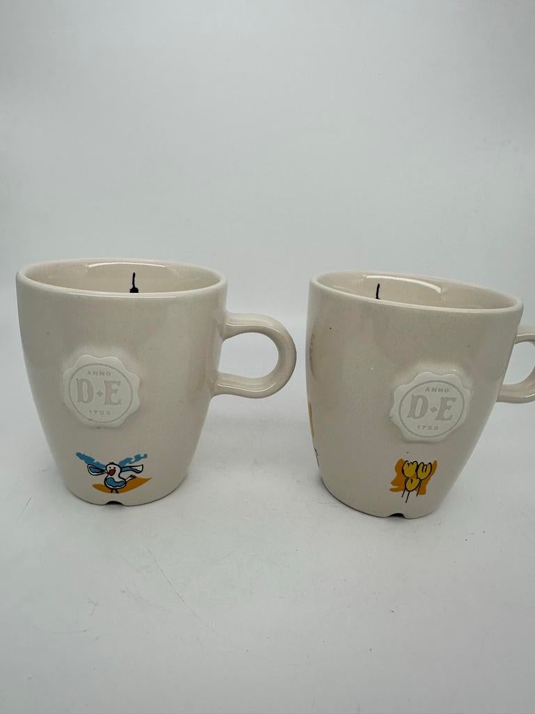 Douwe Egberts mokken Clemens Briels & Nikolai Carels Mosa, Keramiek, Ophalen of Verzenden, Zo goed als nieuw, Overige stijlen