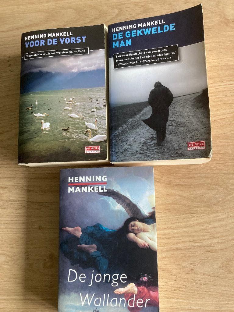 3 boeken Henning Mankell, Ophalen of Verzenden, Gelezen