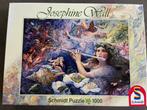 Josephine Wall puzzel 1000 st.(meisje dwarsfluit), Ophalen of Verzenden, 500 t/m 1500 stukjes, Zo goed als nieuw