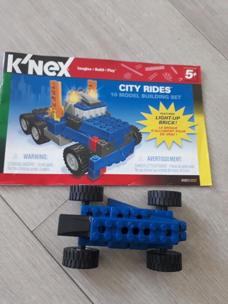 K'nex City Rides Bouwset, Kinderen en Baby's, Speelgoed | Bouwstenen, Ophalen of Verzenden, Gebruikt, K'nex