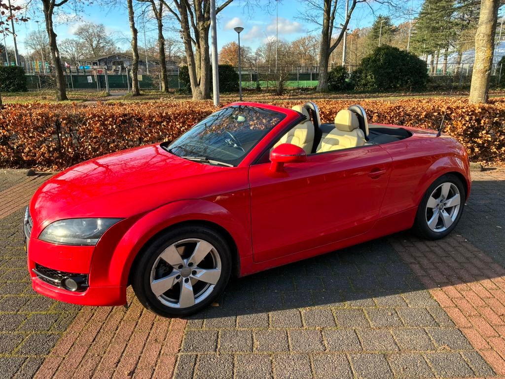 Audi TT 2.0 Tfsi Roadster Automaat RHD 147KW S-tr 2008 Rood, Auto's, Audi, TT, Beige, 4 cilinders, Leder