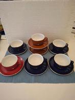 Mitterteich Bavaria - 7 mooie cappuccino kop en schotels, Ophalen of Verzenden