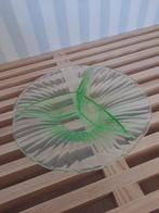 Vintage groene schaal, Ophalen of Verzenden