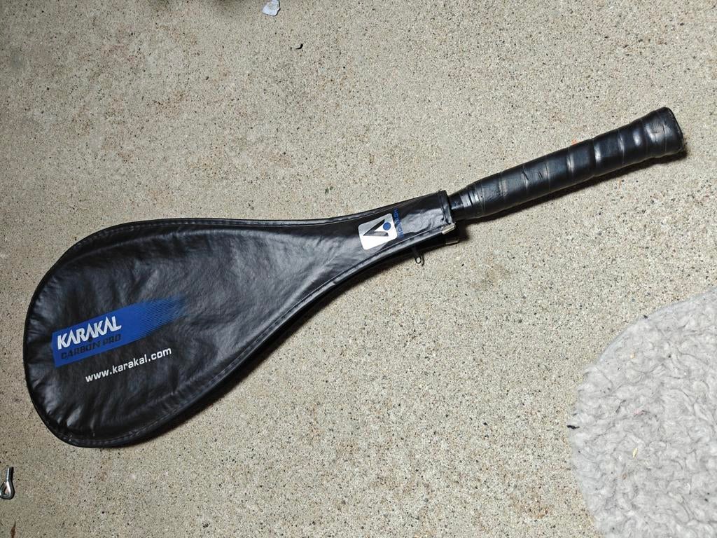 Karakal Carbon 140 squash racket met hoes, Ophalen, Met hoes