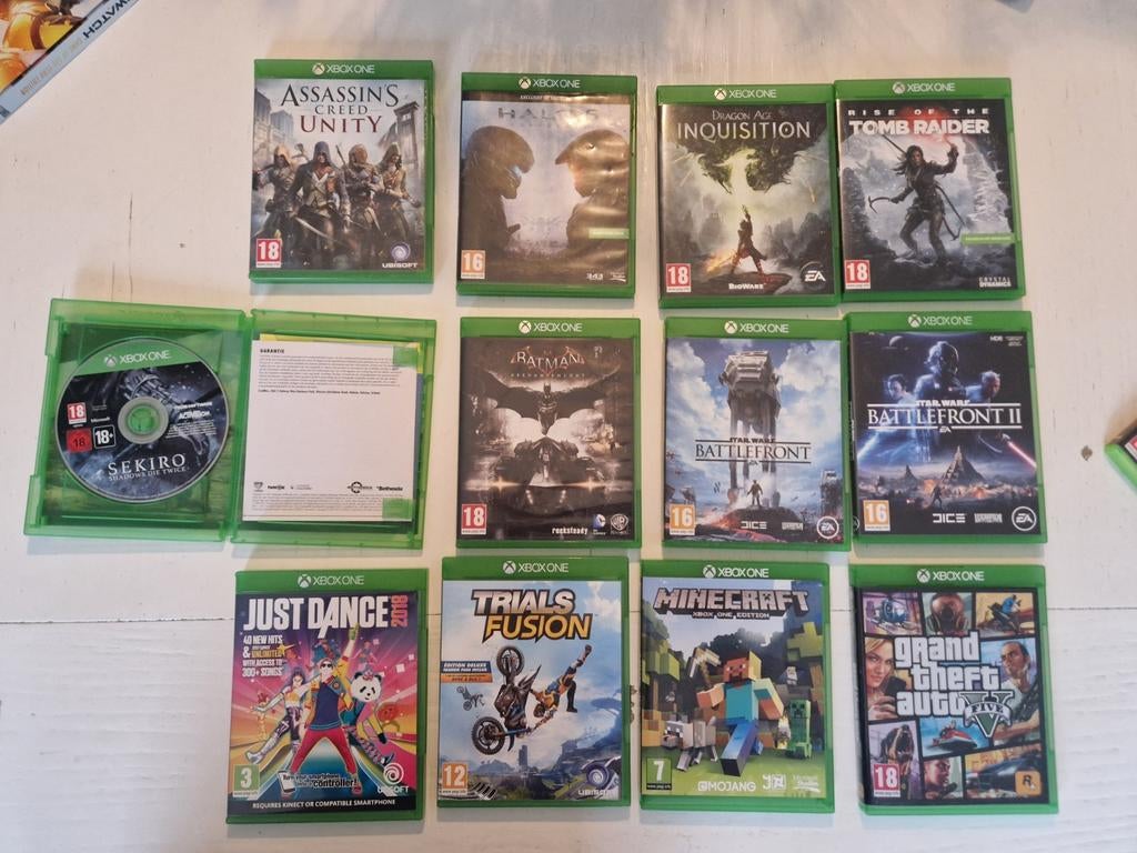 XBox One games en 3 pc games, 1 speler, Ophalen of Verzenden, Avontuur en Actie, Vanaf 3 jaar