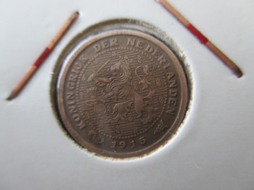 Halve cent 1915, Postzegels en Munten, Munten | Nederland, Ophalen of Verzenden, Koningin Wilhelmina, Overige waardes, Losse munt