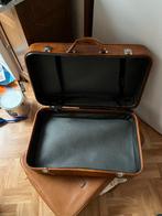 Vintage Koffer -  set van 2, Ophalen, Gebruikt, Slot, Leer