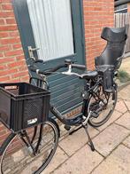 Dames fiets met kinderzitje, Gebruikt, Mandje, 1 zitje, Ophalen