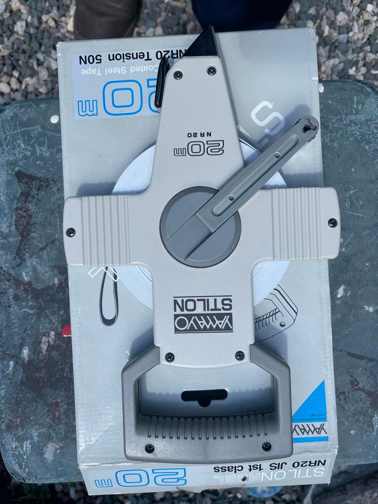 Stilon meetlint 20m, Ophalen of Verzenden, Zo goed als nieuw, Afstand