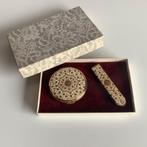 vintage Stratton setje poederdoosje met kammetje, Ophalen of Verzenden