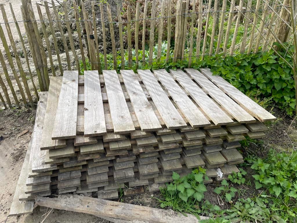 Vlonder, Ophalen, Gebruikt, Minder dan 180 cm, Planken