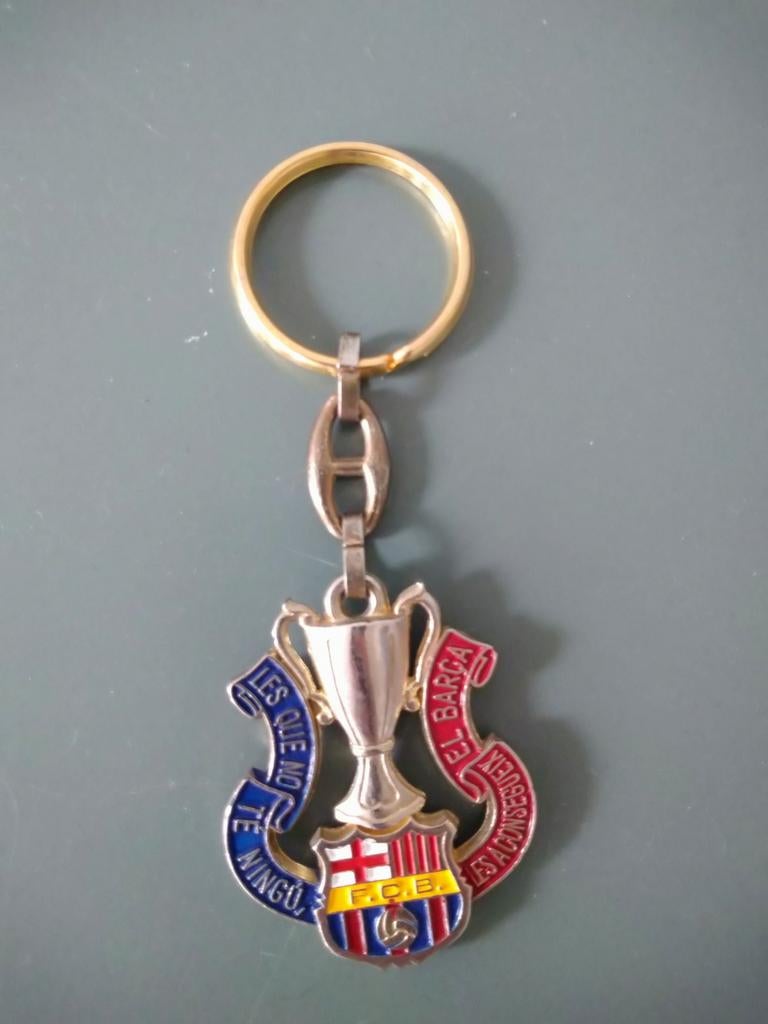 Fc Barcelona sleutelhanger, Ophalen of Verzenden, Gebruikt, Merk