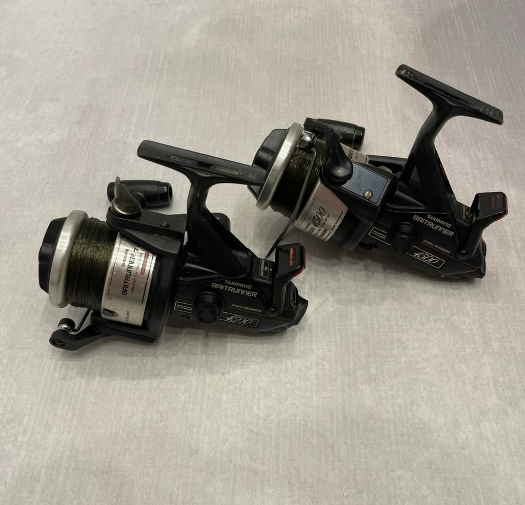Shimano baitrunner 4500A, Ophalen of Verzenden, Zo goed als nieuw, Molen