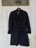 Stijlvolle Zwarte Wollen Geisha Jas met Riem - Maat xl, Kleding | Dames, Jassen | Winter, Ophalen, Gheisa, Zwart, Maat 42/44 (L)