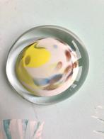 Glazen presse-papier met kleurrijke swirl 🌀🔆, Antiek en Kunst, Ophalen of Verzenden
