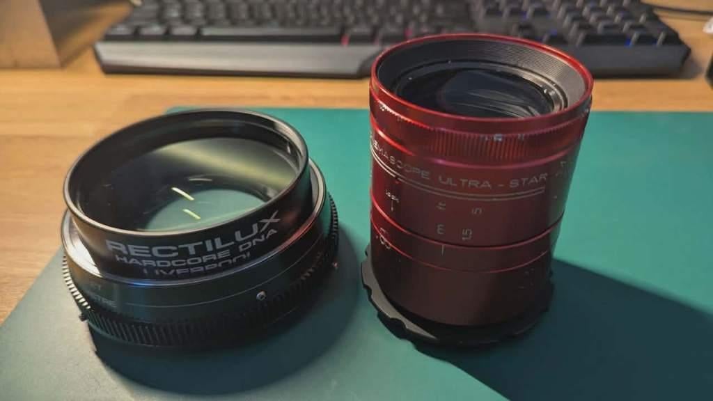 Rectilux HCDNA Variable Diopter + Isco ultra star red, Ophalen of Verzenden, Gebruikt, Standaardlens
