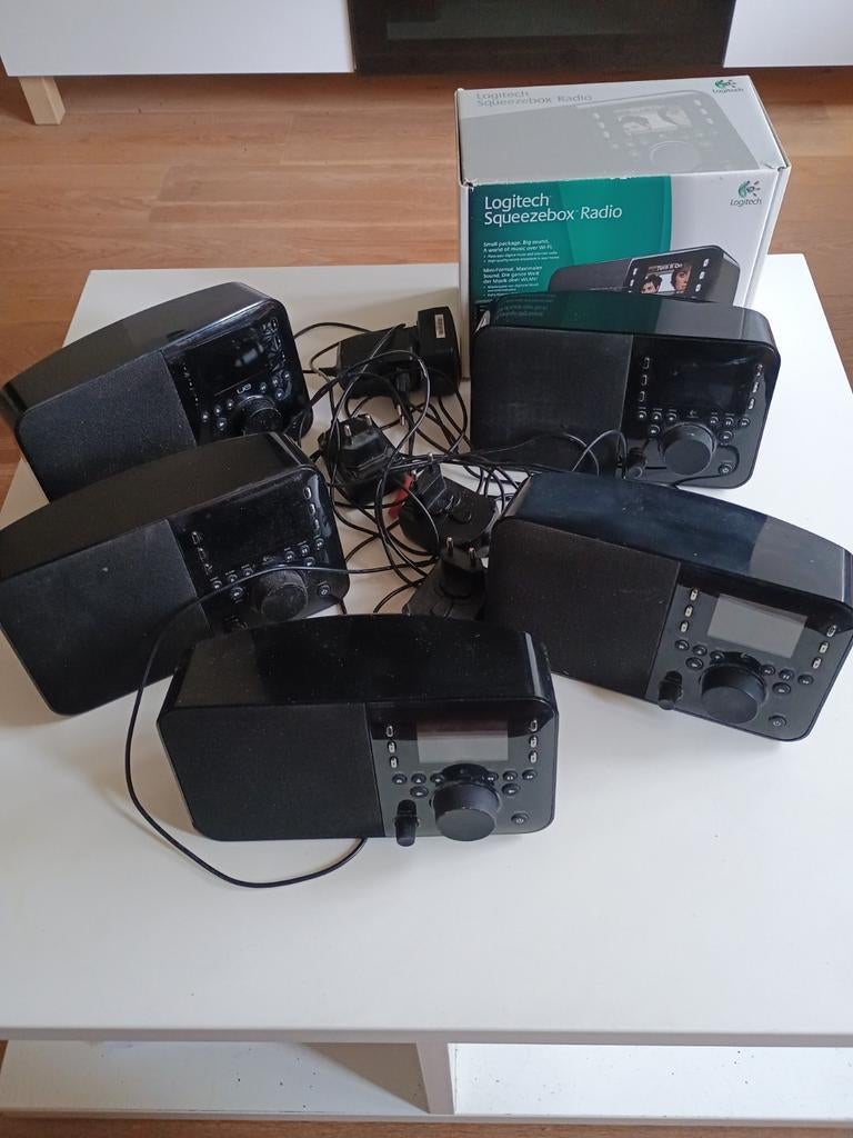 Set van 5 Logitech Squeezebox Radio's, Ophalen of Verzenden, Gebruikt, Overige typen