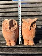 Terracotta beeldjes uilen, Ophalen, Nieuw, Dier