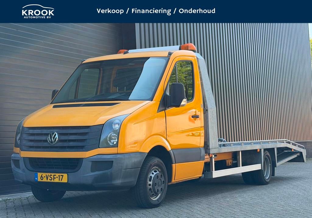 Volkswagen Crafter 35 2.0 TDI L3H1 DC | Witteveen Oprijwagen, Auto's, Euro 5, Gebruikt, Huisgarantie, 4 cilinders
