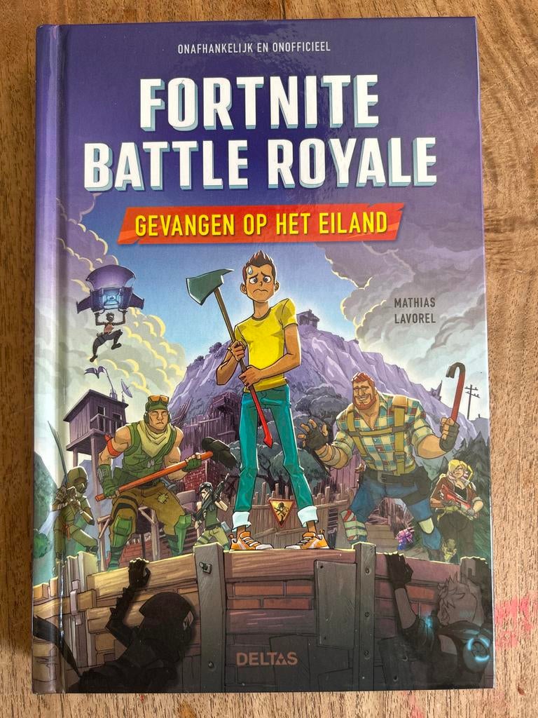 Fortnite Battle Royale: Gevangen op het Eiland (Mathias Lavo, Ophalen of Verzenden, Zo goed als nieuw, Fictie