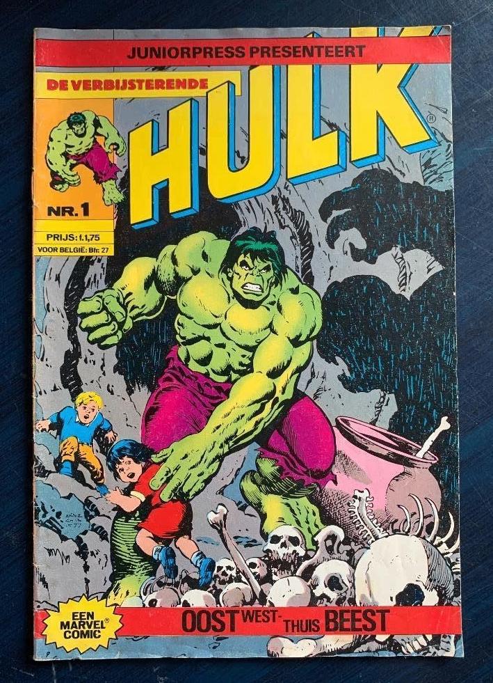 De verbijsterende Hulk; nr 1; een marvel comic; oost west.., Boeken, Stripboeken, Gelezen, Eén stripboek, Ophalen of Verzenden