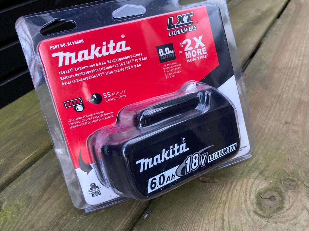 Makita batterij 18v6ah, Audio, Tv en Foto, Accu's en Batterijen, Ophalen, Nieuw, Oplaadbaar