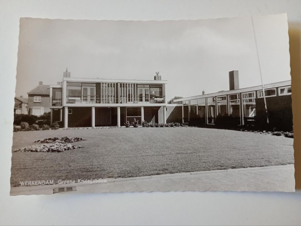 Werkendam Groene Kruisgebouw, Verzamelen, Ophalen of Verzenden, 1960 tot 1980, Ongelopen, Noord-Brabant