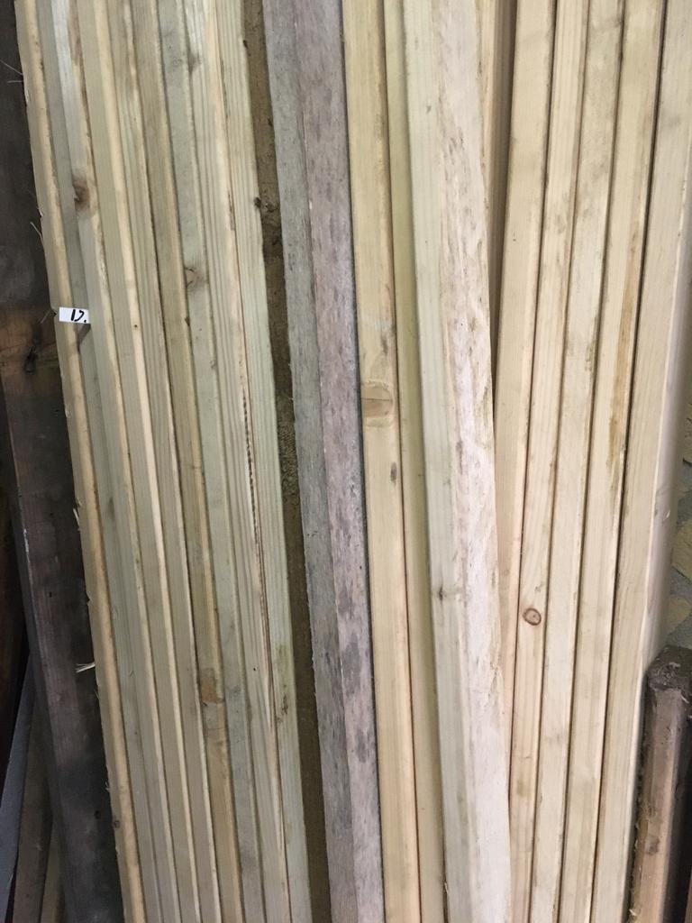 Vuren latten, latten geschaafd 20 keer 238 cm, Doe-het-zelf en Verbouw, Hout en Planken, Ophalen, Minder dan 25 mm, Zo goed als nieuw