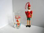 Pinokkio # glas, pop 20cm en sleutelhange - foto's, Verzamelen, Disney, Ophalen of Verzenden, Peter Pan of Pinokkio, Zo goed als nieuw
