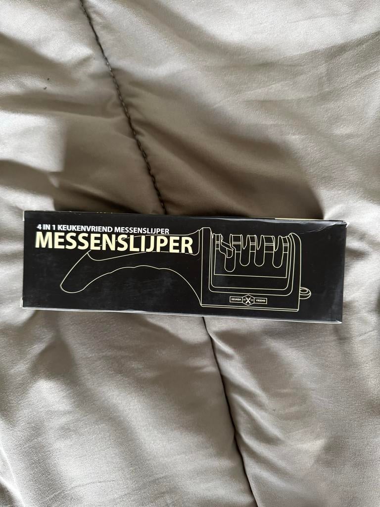 Keukenvriend Messenslijper, Overige typen, Nieuw, Ophalen of Verzenden, Zwart