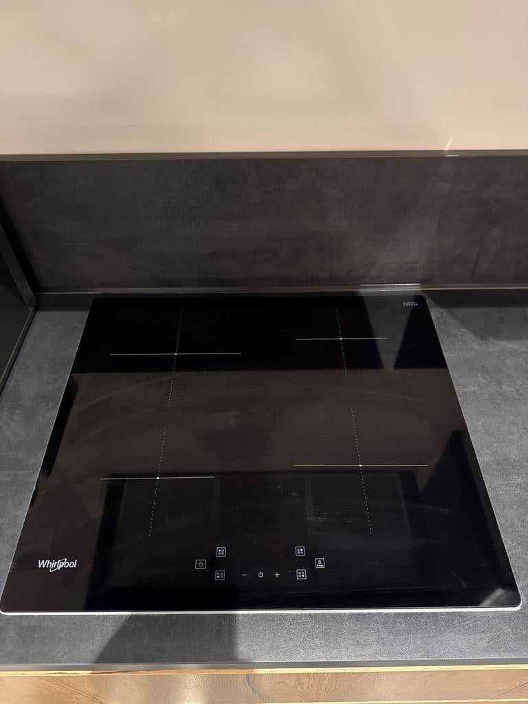 Whirlpool inductie kookplaat met 4 zones, Gebruikt, Inbouw, Inductie, 4 kookzones