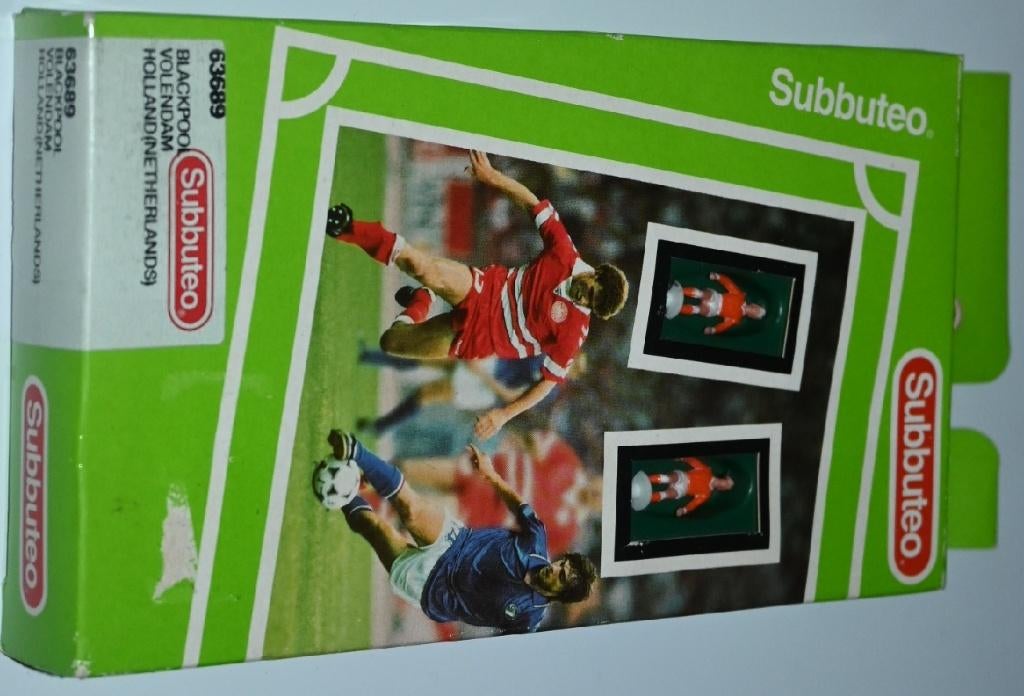 Subbuteo / Blackpool - Volendam - Holland / Ongeopend., Verzenden, Gebruikt, Overige binnenlandse clubs, Spel