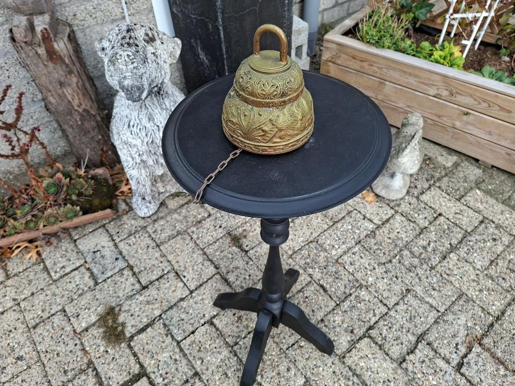 mooie schoolbel brons, Ophalen of Verzenden, Brons