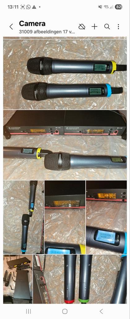 Sennheiser draadloos sets, Muziek en Instrumenten, Microfoons, Overige typen, Draadloos, Ophalen of Verzenden