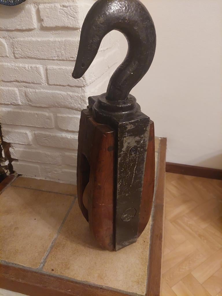 Grote oude scheepskatrol, Antiek en Kunst, Ophalen