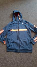 Adidas sportvest met capuchon - Maat 164, Kinderen en Baby's, Kinderkleding | Maat 164, Ophalen of Verzenden, Zo goed als nieuw