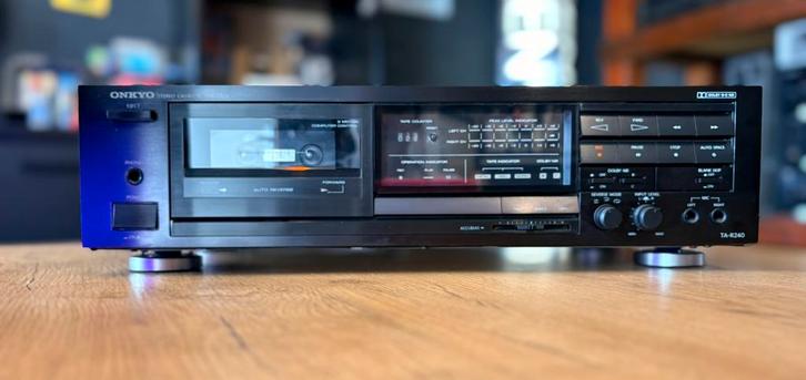Onkyo TA-R240 | Gereviseerd | GARANTIE, Audio, Tv en Foto, Cassettedecks, Enkel, Overige merken, Tape counter, Ophalen of Verzenden