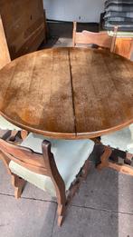 Eettafel met 4 stoelen, Ophalen, Gebruikt, 4 tot 6 stoelen