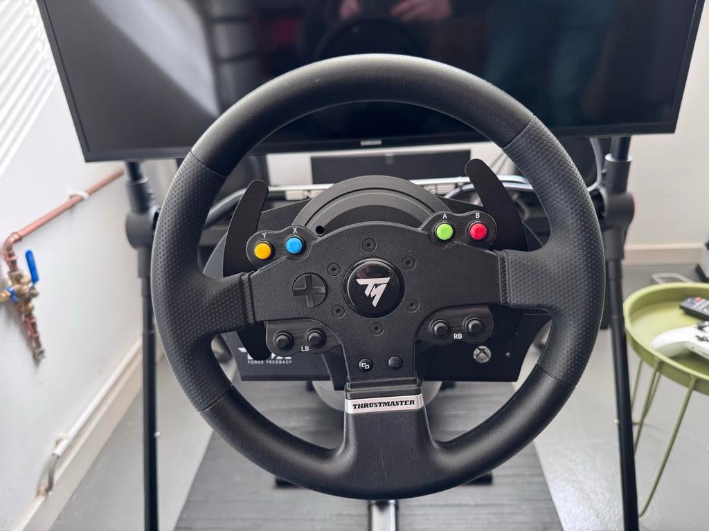 Thrustmaster TMX Pro racestuur & T3PA pedalen set, Ophalen, 1 speler, Racen en Vliegen, Zo goed als nieuw