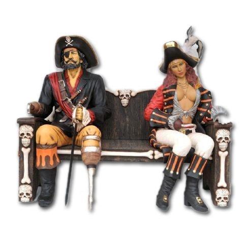 Pirate Sitting – Piraat Hoogte 155 cm - Piratenbeeld, Verzamelen, Beelden en Beeldjes, Nieuw, Ophalen