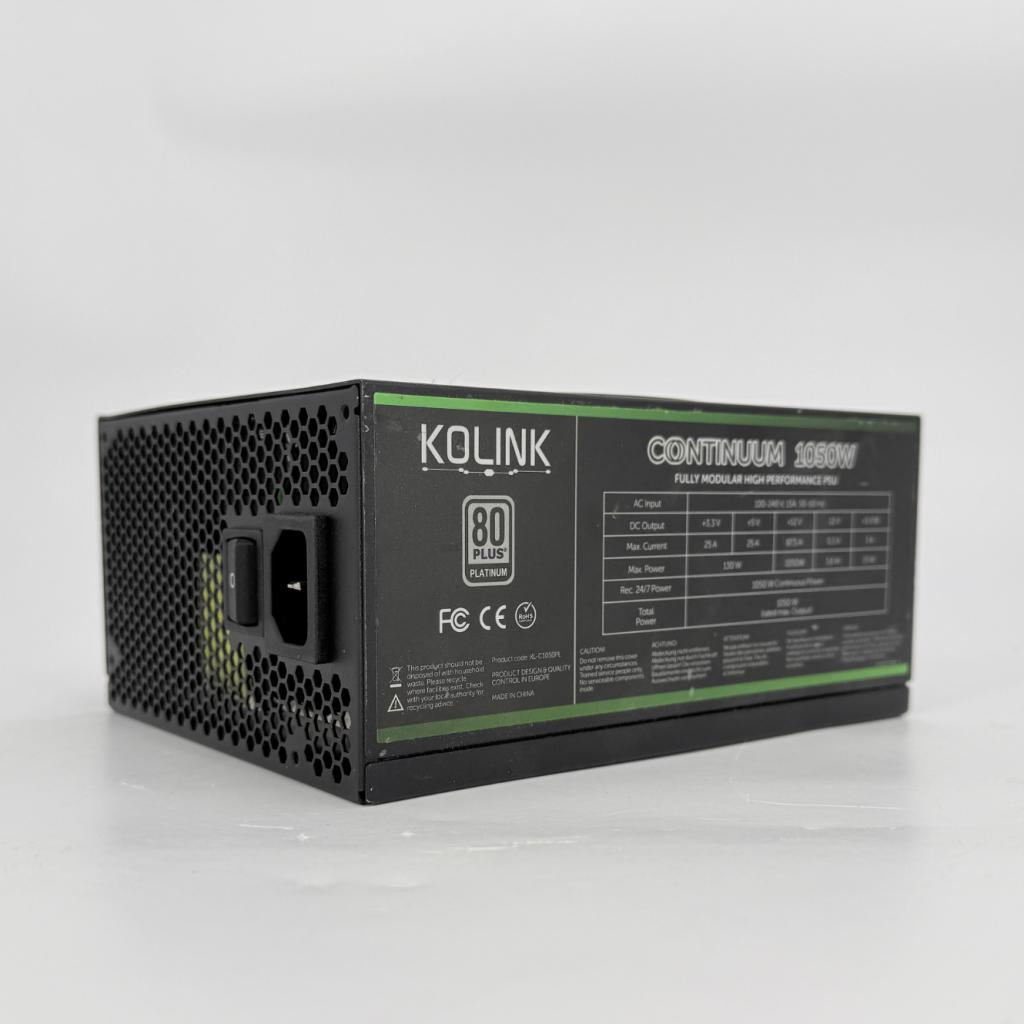 Kolink Continuum 1050W Platinum Voeding, Computers en Software, Pc- en Netwerkkabels, Flex Ltd., Zo goed als nieuw, https://flex.com/contact-us